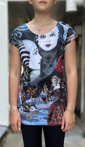 Camicia Vintage Cirque Du Soleil JPG Stile Gaultier Water Show Small Nuova - Foto 1 di 14