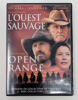 Open Range DVD (2003) - Region 1 - FR/EN - VG (Tested) - Image 1 of 4