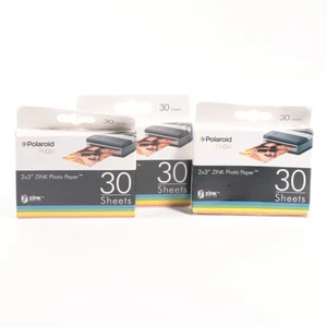 Polaroid PoGo 2x3" Zink Photo Paper 30 Sheets Lot of 3 (90 Total) - Picture 1 of 2