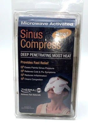 Adesivo térmico para compressa sinusal penetração profunda calor úmido ativado por microondas - Imagem 1 de 4