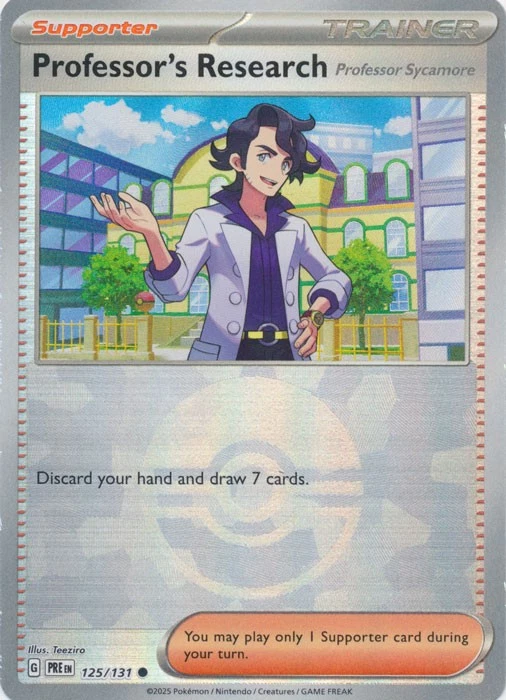 Professor's Research [Professor Sycamore] (Poke Ball Pattern) 125/131 Common SV: - Image 1 of 1
