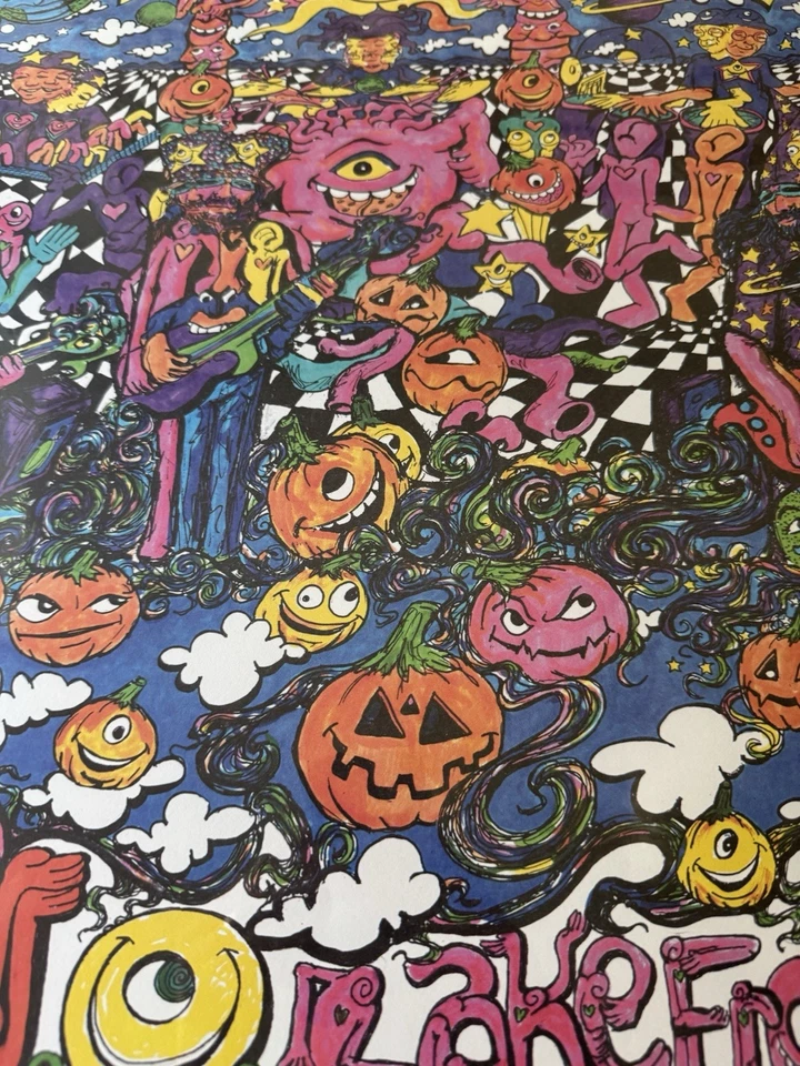 Pánico generalizado - Póster de Halloween - Nueva Orleans - Scramble Campbell - Original Foto 1 de 3