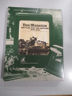 Von Manstein – Battles for the Ukraine 1941–1944 –UNPUNCHED Counters - 1 Missing - Image 1 of 4