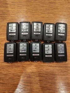 LOT OF 10 ACURA SMART FOBS SEDAN SUV REMOTES KEYLESS OEM LOCKSMITH USED - Picture 1 of 7