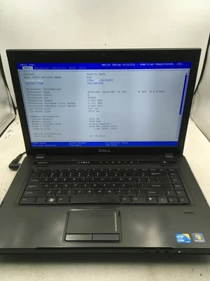 DELL VOSTRO 3500 - BOOTS TO BIOS - INTEL I5 M560 - 4GB RAM - READ DESCRIPTION-BB - Image 1 of 4