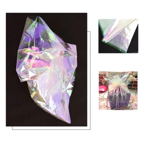 20PCS Iridescent Film Cellophane Wrapping Iridescent Double Wrapping Paper - Picture 1 of 11