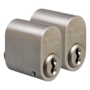 L6111 - EVVA A5 Cilindro ovale scandinavo - 25,6 mm NP KD coppia - Foto 1 di 1