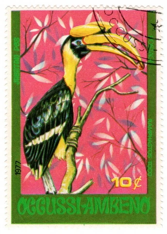 (I.B) Timor Cinderella : Occussi-Ambeno 10c (Birds Series) Cover