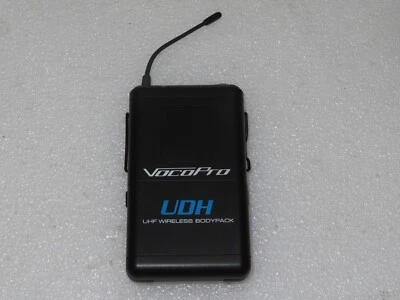 Vocopro UDH Black Wireless 916.10MHz UHF Portable Bodypack Transmitter Only - Image 1 of 4