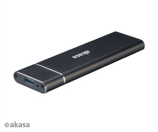 Akasa AK-ENU3M2-02 USB 3.1 Gen 2 Aluminium Enclosure for M.2 (NGFF) SSD - Image 1 of 1