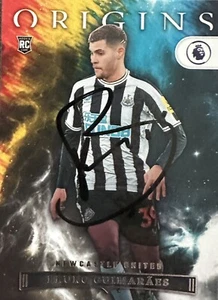 Panini Origins 22/23 Silver Hand Signed Bruno Guimaraes Newcastle United Card - Bild 1 von 1