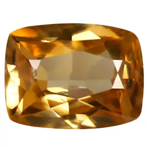 1.81 ct Excellent Cushion Cut (8 x 6 mm) (Un-Heated) Honey Brown Zircon Gemstone - Picture 1 of 1