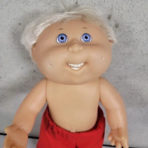 Vintage 1991 Hasbro Cabbage Patch Kids Splash N Tan costume da bagno bambola capelli castani 14" - Foto 1 di 14
