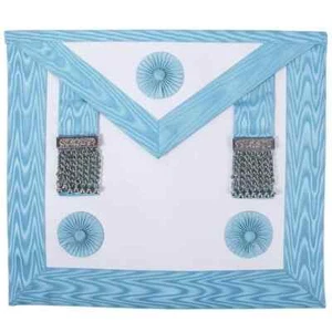 Masonic Regalia CRAFT MASTER MASON APRON LAMBSKIN LEATHER *NEW* - Foto 1 di 1