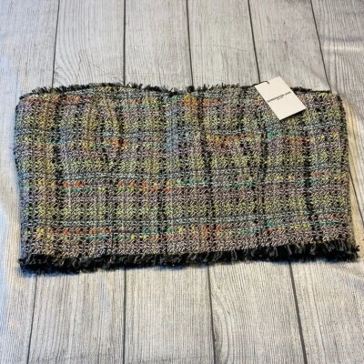 NWT Generation Love Shay Tweed Bustier Crop Top XXLARGE in Black Rainbow REVOLVE - Image 1 of 4