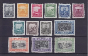 COLOMBIA 1941, AIR MAIL, Mi 424-436, MLH - Picture 1 of 1
