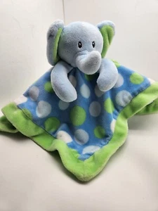 First Impressions Blue Elephant Plush Stuffed Animal Toy Lovey - Picture 1 of 2
