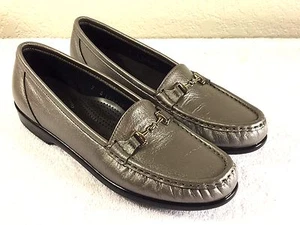 SAS Tripad womens gray leather slip on shoe size 7 S excellent!! - Bild 1 von 12