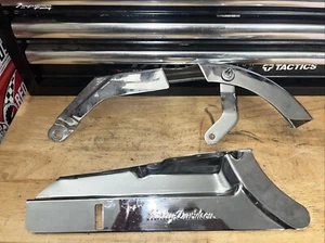 2007 Harley Davidson Dyna Belt Guards Set Chrome Possibly? - Picture 1 of 2