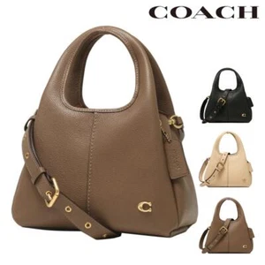 COACH CM545 LANA 23 Polished pebble Leather 2way Shoulder Bag 3 Color Outlet New - Picture 1 of 15