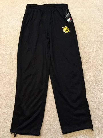 Men's Marquette University Golden Eagles Campus Heritage Black Pants Size M NWT Cover
