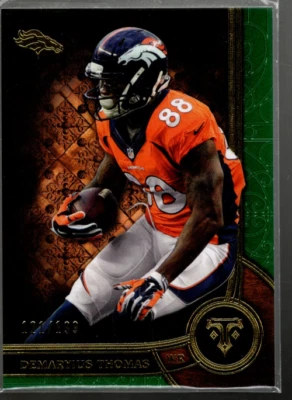 A4154- 2015 Topps Triple Threads Emerald #14 Demaryius Thomas /199 - NM-MT - Image 1 of 2