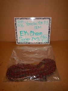 2015 2016 Yamaha YZF R1 Aftermarket EK Chain Series ZV3 (Red) - Picture 1 of 3