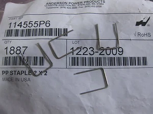 10x 114555P6 Heavy Duty Power Connectors PP15/45 20mm X 13.5mm STAPLE - Picture 1 of 2