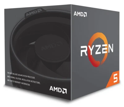 AMD Ryzen 5 2400G 3.6 GHz Processor with Radeon Vega 11 Graphics - Image 1 of 2