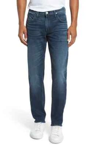 Nwt $195 Hudson Slim Fit Straight Zip Fly Regret Blue Denim Mens Jeans 29 x 33 - Picture 1 of 5