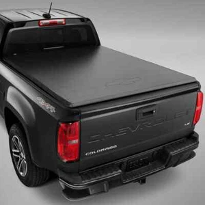 15-22 Chevy Colorado Soft Roll Up Tonneau Black Long Bed Cover OEM GM 22894985 - Picture 1 of 5
