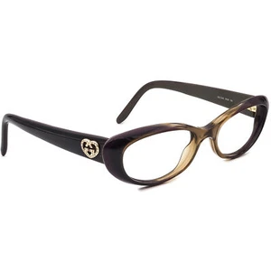 Gucci Eyeglasses GG 3515 WO9 Plum/Green Gradient Cat Eye Frame Italy 51[]17 135 - Picture 1 of 9