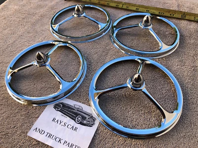 NEW VINTAGE STYLE BULLET HEAD LIGHT COVERS - ( 4-HEADLIGHTS ) - Image 1 of 4