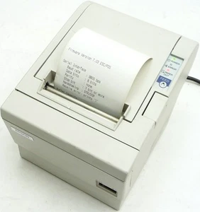 EPSON TM-T88II TM-T88 II M129B SERIAL Thermal Ticket Receipt POS EPOS Printer RS - Afbeelding 1 van 4