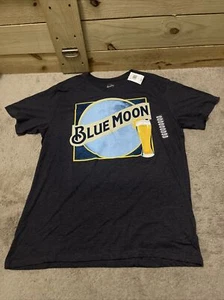 Blue Moon Gray Classic Logo Men's Size 3XL T-Shirt Ringer yellow - Picture 1 of 6