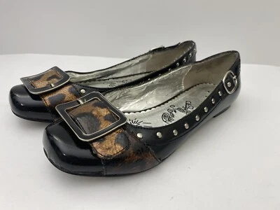 Naughty Monkey Black w/ Belt Slip On Flats 6 - Image 1 of 4