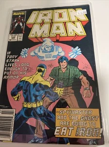 Iron Man #220 Death Of Spymaster Bagged /Boarded - Picture 1 of 1