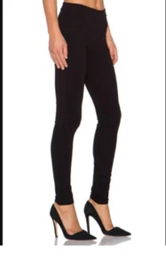 Sanctuary Black Grease Legging Hose Pull On Stretch Ponte Strick Größe Small - Bild 1 von 7