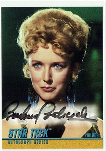 Star Trek TOS Original Series Season 3 Autograph A74 Barbara Babcock BLACK INK - Picture 1 of 2
