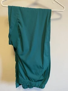 Koi Lite Hunter Green Slim Fit Mechanical Stretch Scrub Pants Large Tall - Picture 1 of 5