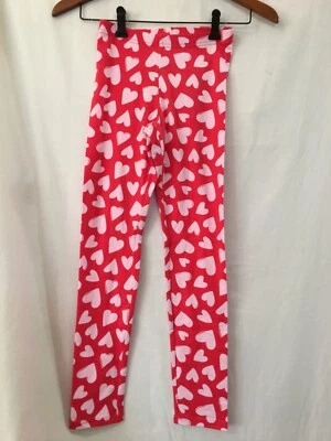 Nuevo Leggings Antiguos Azul Marino Niñas Construidos en Corazones Rojos Resistentes Muchas Tallas Foto 1 de 4