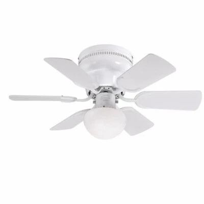 Westinghouse 72308 Petite Ceiling Fan + LED Light, White/Reversible Blades, 30 - Image 1 of 2