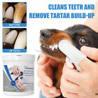 Pet Teeth Wipes Finger Dental Teeth Cleaning Oral Tartar Removal For Dog Cat Uk