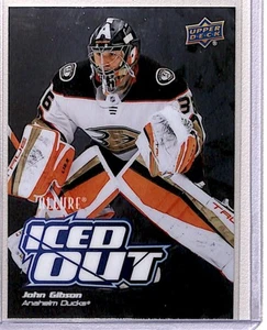 2022-23 Upper Deck Iced Out John Gibson Anaheim Ducks #IO-2 - Picture 1 of 2