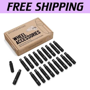 Extended Black Wheel Stud Conversion Kit - 20pcs 12x1.5 for Aftermarket Lug Nuts - Picture 1 of 7