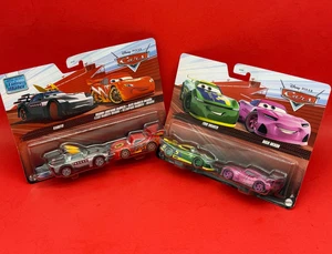 DISNEY PIXAR CARS TOKYO KABUTO & DRAGON McQUEEN BRAKER RICH MIXON PINK METAL NEU - Bild 1 von 2