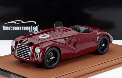 MODELLINO AUTO STATICO TECNOMODEL FERRARI 125S SPIDER NUVOLARI LIVORNO 1947 1/18 - Immagine 1 di 4