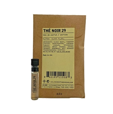 Le Labo The Noir 29 Eau de Parfum EDP Frasco de muestra 0,025 oz/,75 ml Foto 1 de 3
