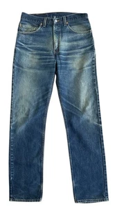 Vintage Y2K Levi's 505 Regular Fit Distressed Jeans Made USA Herren 32x34 Actual 32x33 - Bild 1 von 8