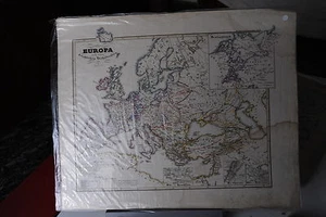 CARTINA GEOGRAFICA ANTICA EUROPA NACH SEINEN KIRCHLICHEN DERHALTNIFSEN - Foto 1 di 1